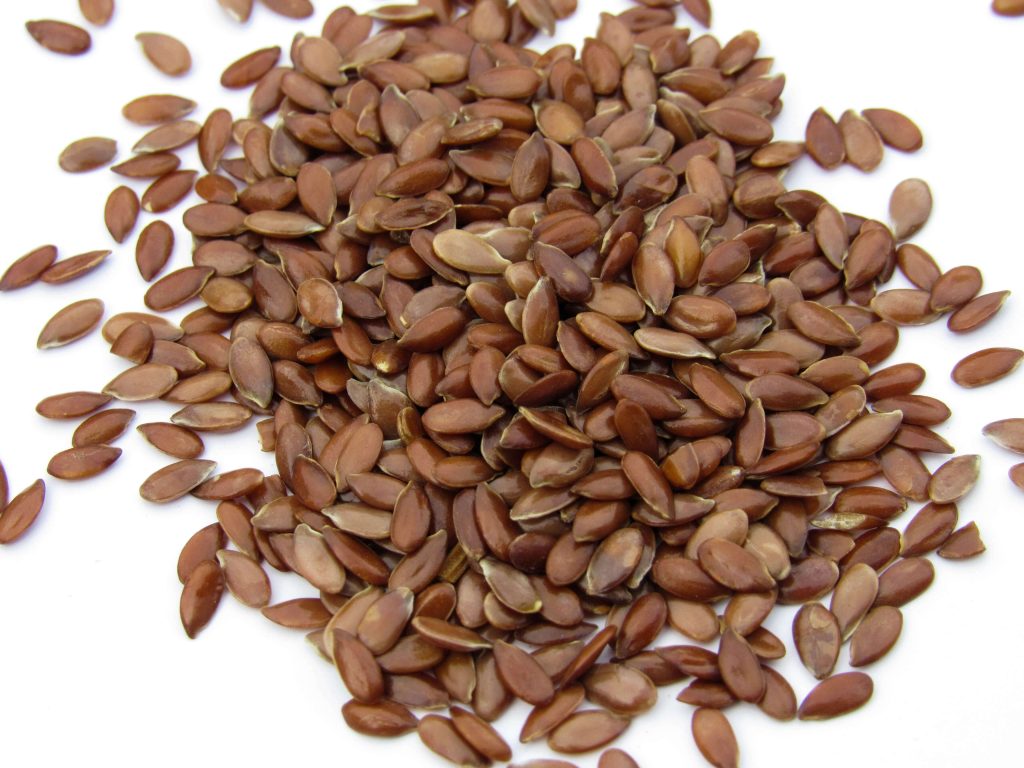 Ground flaxseeds used for fertility and hormone support
